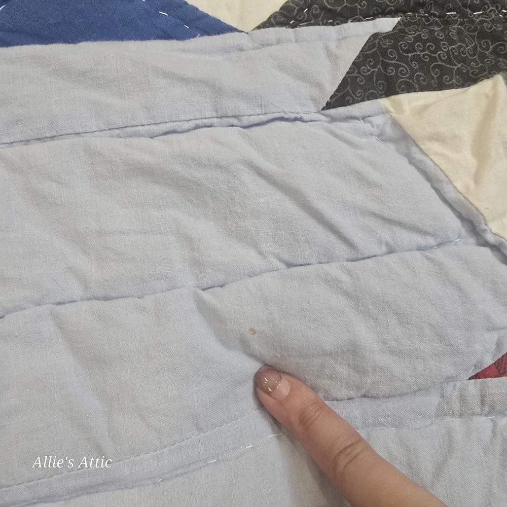 Nautical Blanket Quilt Lighthouse Beach Boat Blue Red Black Queen Size Duvet